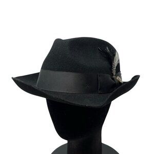 Bruno Capelo XL Hat Cap Australian Wool Fedora Teardrop Crown Fabio FB230 7 1/2